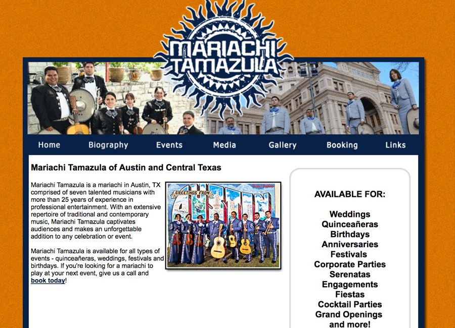 Mariachi Tamazula Website